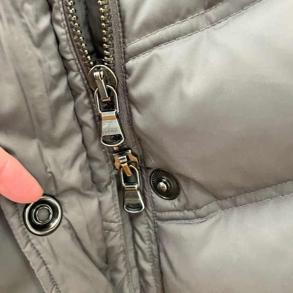 Esprit Mid Thigh Puffer Coat - Picture 6 of 16